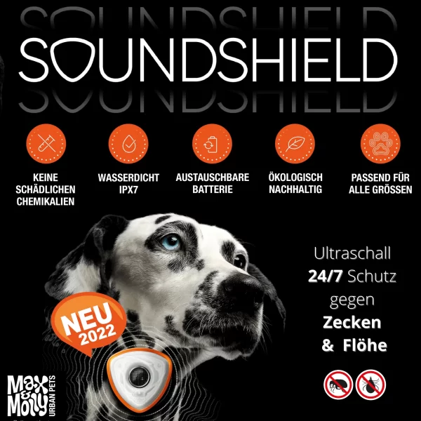 Soundshield - 24/7 Ultraschall Technologie gegen Zecken & Flöhe – Bild 2